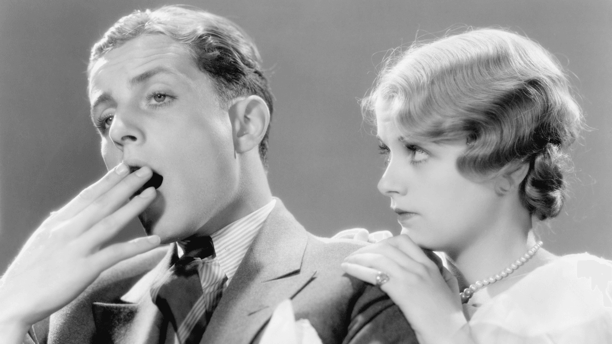 The Adult Man How to Tell He's Uninterested Vintage Couple With Man Ignoring Partner