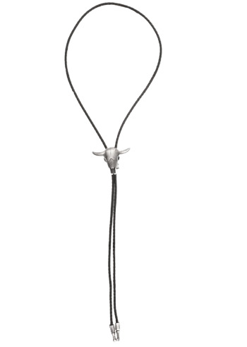 The Tie Bar Longhorn Bolo Silver Tie