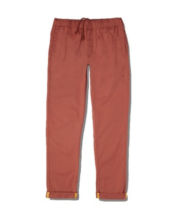 Pact Woven Twill Roll Up Pant