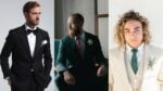 How to Dress for a Wedding: The All-In Guide for Men 77 The Adult Man How to Dress For a Wedding Models Wearing a Tuxedo, a Suit, and a Summer Suit