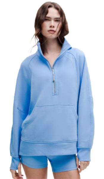 lululemon Scuba Oversized Funnel-Neck Half Zip