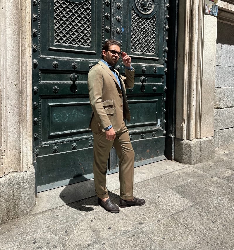 Is Proper Cloth the Real Deal? I Ordered a Suit to Find Out 29 The Adult Man Proper Cloth Solaro Bedford Suit Posing in Front of Church Door 800