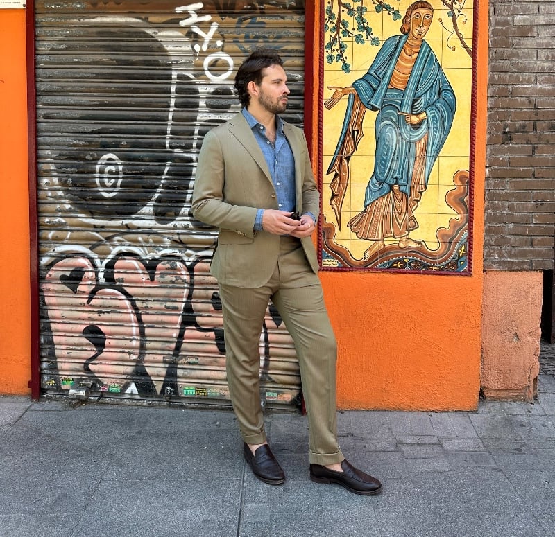 Is Proper Cloth the Real Deal? I Ordered a Suit to Find Out 32 The Adult Man Proper Cloth Solaro Bedford Suit on Madrid Streets 800