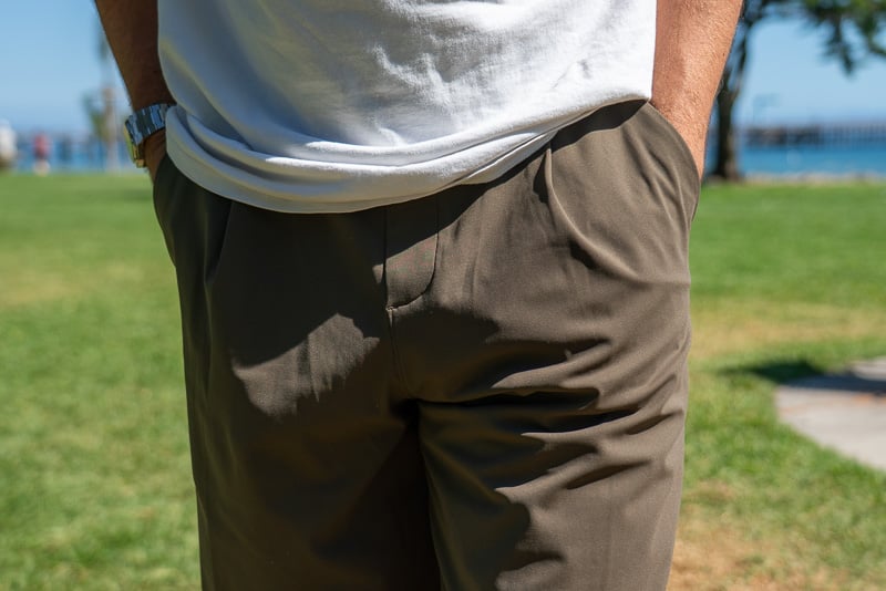 lululemon Fall 2025 Men’s Trousers Haul: My Thoughts 50 Close up of the Men s Daydrift Relaxed Pleated Trouser 1