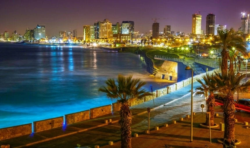 Tel Aviv, Jaffa. View at night