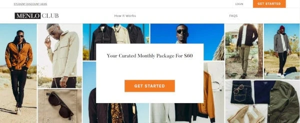 The 39 Best Subscription Boxes for Men on the Market 70 Menlo Club Site Screenshot
