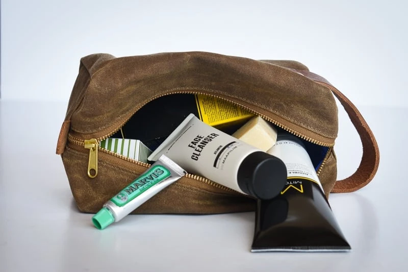 Bespoke Post Refresh Bag Filled and Undone