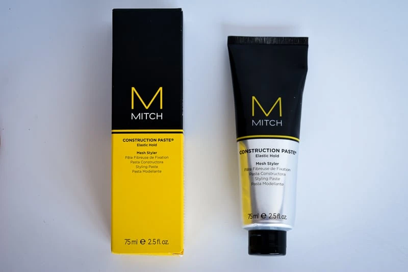 Mitch Construction Paste Top Down on White Background