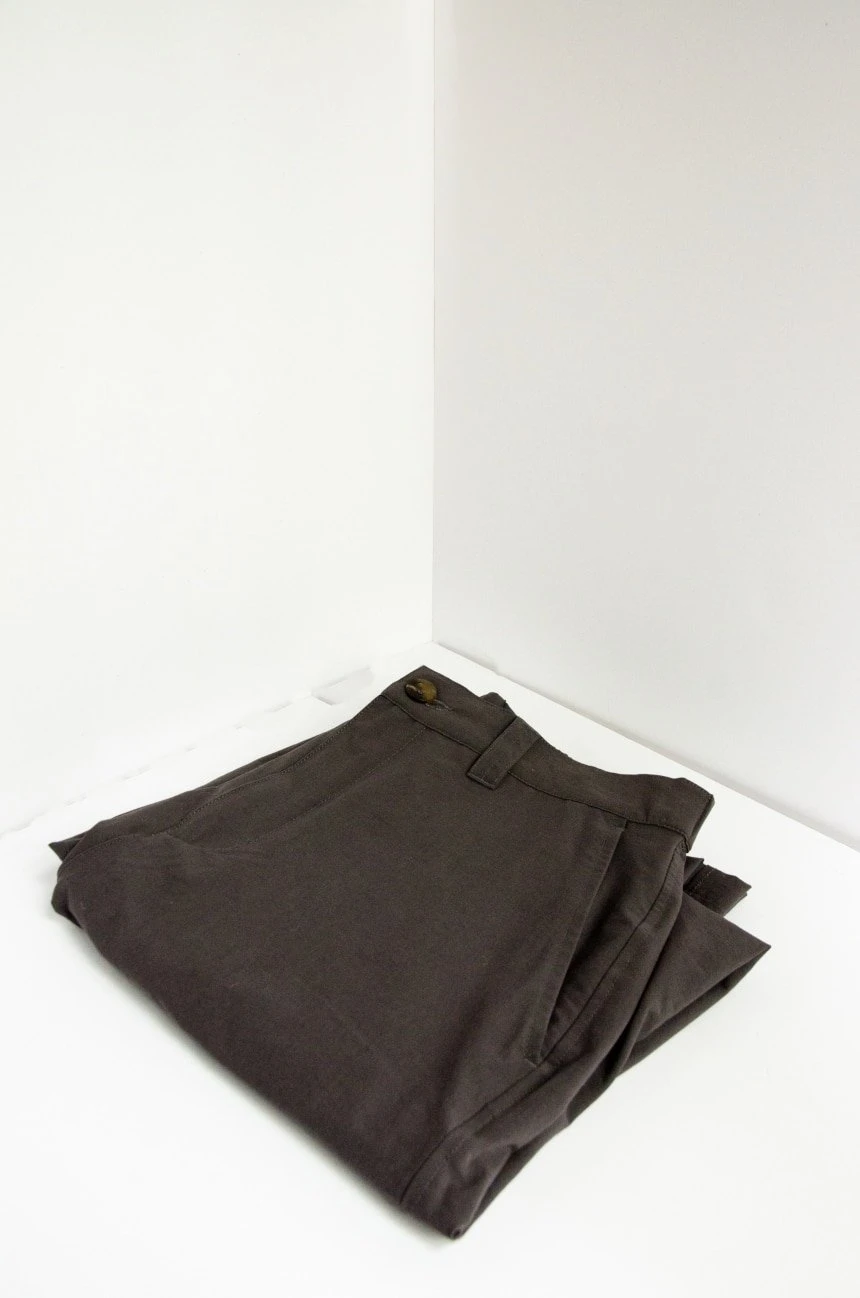 TravelSmith Original Flyaway Pants Folded Corner Wall Shot