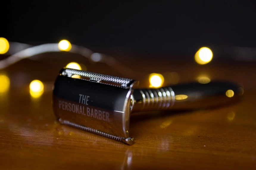 The Personal Barber Review: Drug Store Runs No More? 58 The Personal Barber Premium Double Edged Safety Razor On Angle Side On