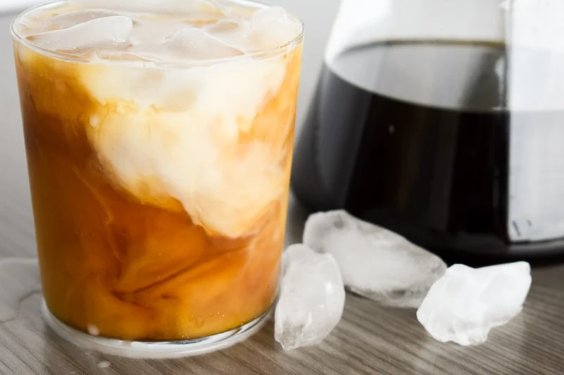 Cold Brew with Milk and Ice Cold Brew with Milk and Ice