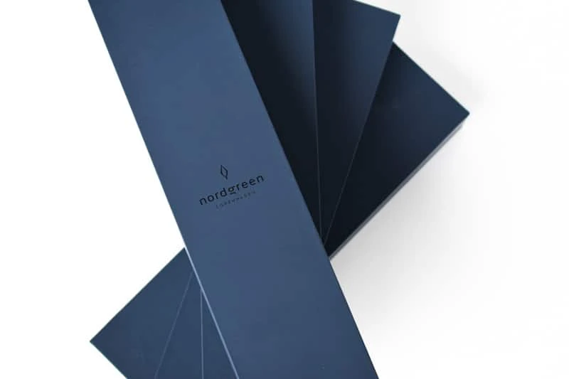 Nordgreen packaging four boxes stacked