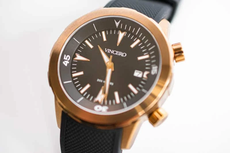 5 Most Unique Men’s Watches: Timepieces Unlike Any Other 35 closeup vincero vessel dive watch