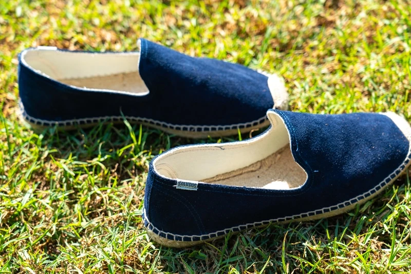 Espadrilles in grass
