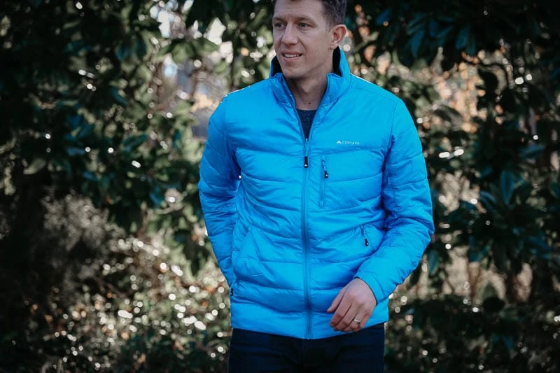 Cortazu Review: Don’t Get Stuck on the Mountain 41 lightweight Cortazu jacket in blue