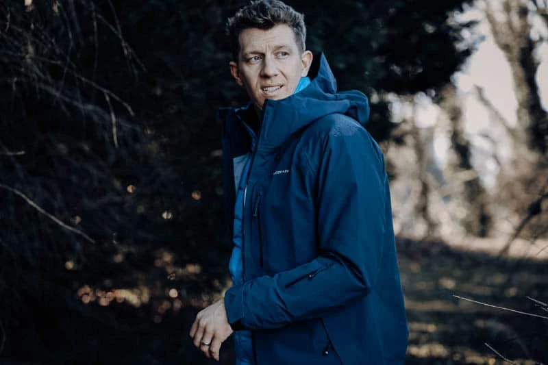 Cortazu Review: Don’t Get Stuck on the Mountain 45 model smiling in Cortazu jacket