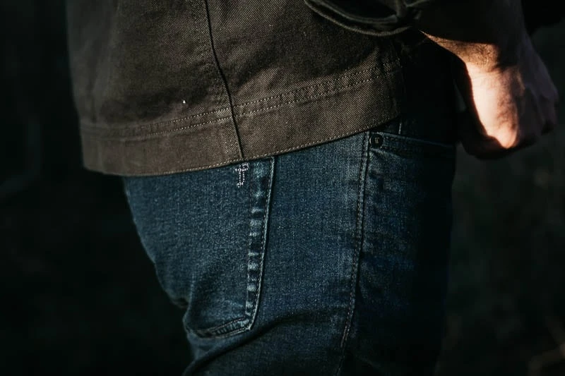 The Perfect Jean Review: I Tried Their Most Popular Denim 50 The Perfect Jean logo back pocket blue jean