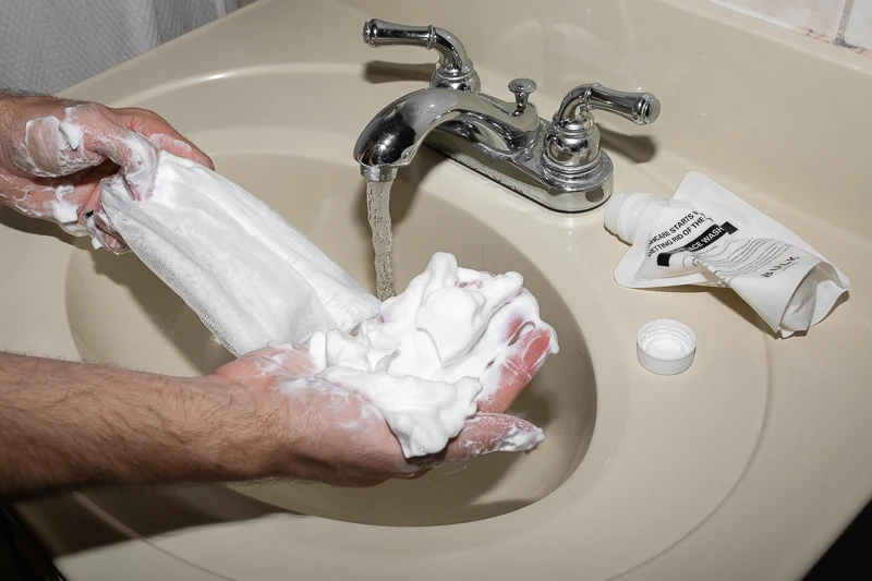 BULK HOMME Review: Basic Skincare with Nonbasic Results 57 Bulk Homme bubble net stripped of face wash lather