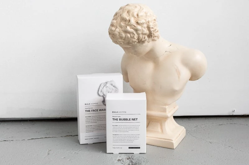 BULK HOMME Review: Basic Skincare with Nonbasic Results 52 Bulk Homme the bubble net and face wash styled