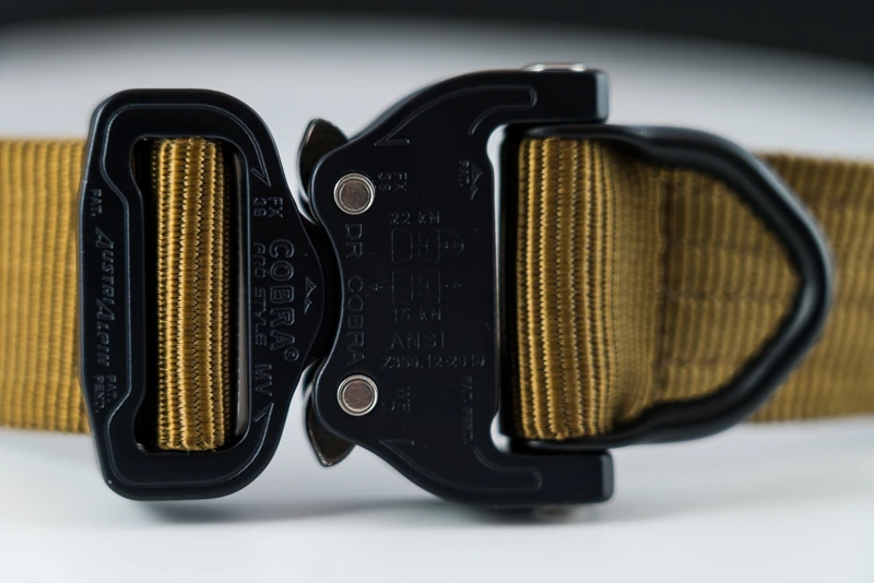 Klik Belts Review: A Tactical Alternative to a Classic 52 Close up of tan Klik Belt