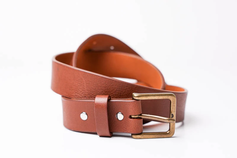 Hyde Belt Co brown casual belt