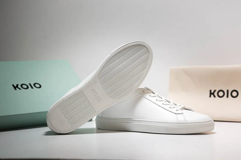 KOIO capri sneakers white background 1