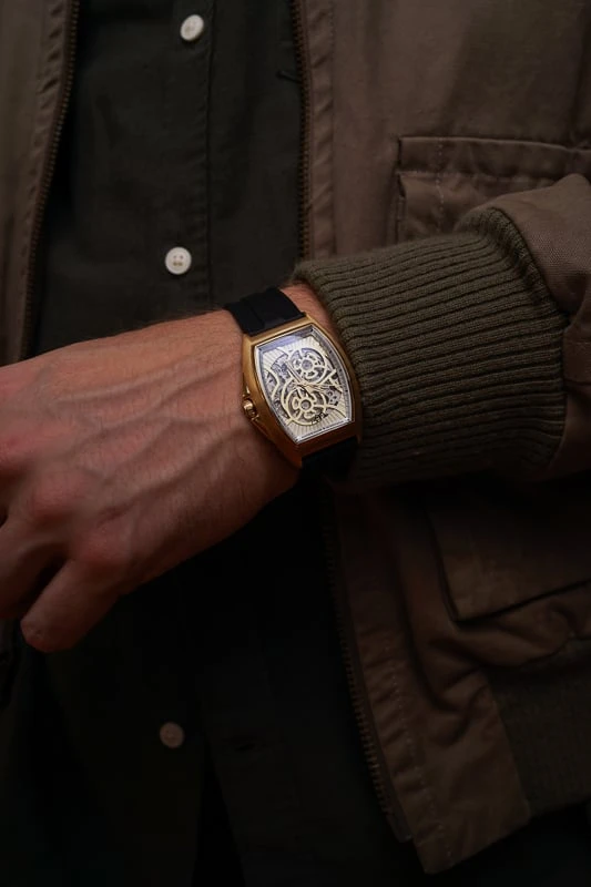 Hands-On: Yonger & Bresson Le SINGULIER Review 40 Man in Jacket with Gold Yonger Bresson Watch