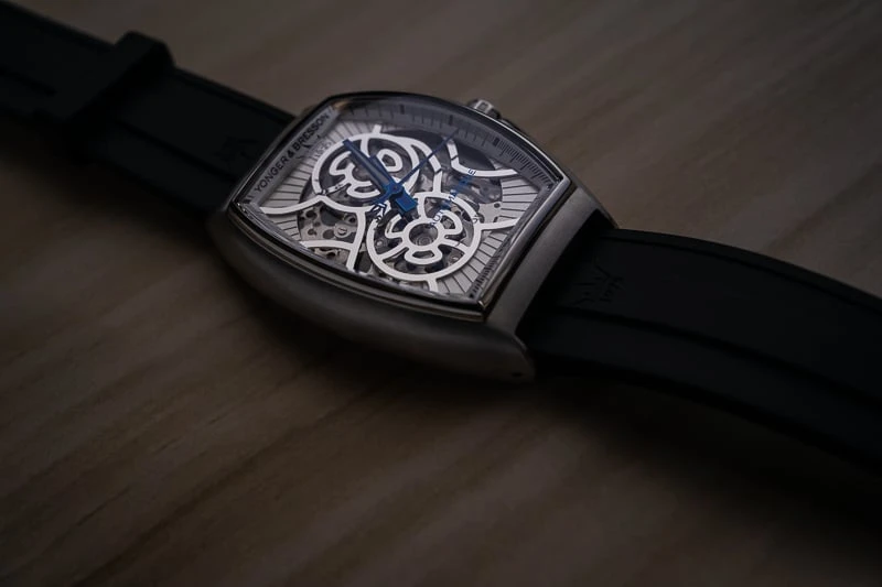 Hands-On: Yonger & Bresson Le SINGULIER Review 46 Silver Yonger Bresson Watch on Wood