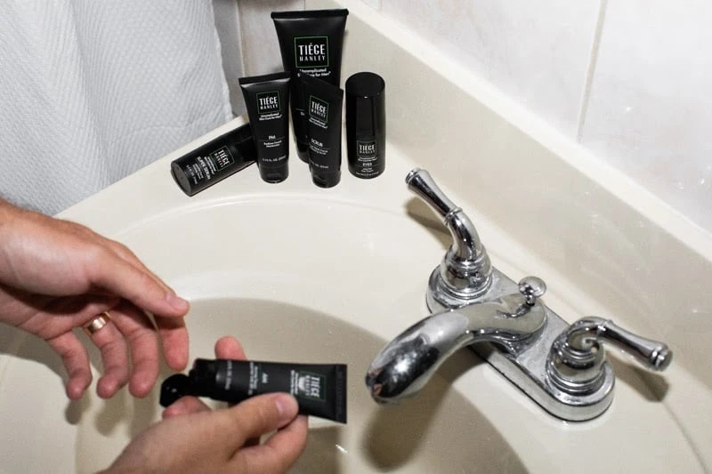 How to Care for Oily Skin: A Man’s Guide for 2024 53 Tiege Hanley bathroom detail shot