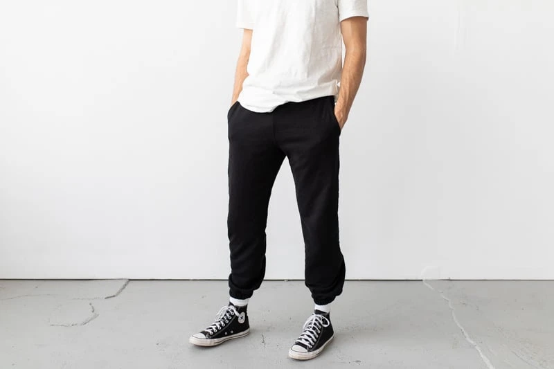 American Giant Classic Sweatpant with Converse