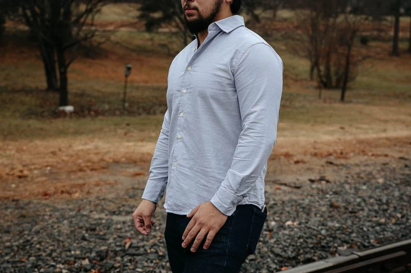 closeup under 510 oxford dress shirt