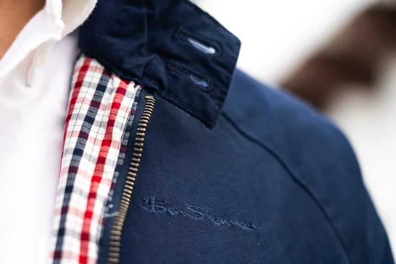 Up close of Harrington Jacket