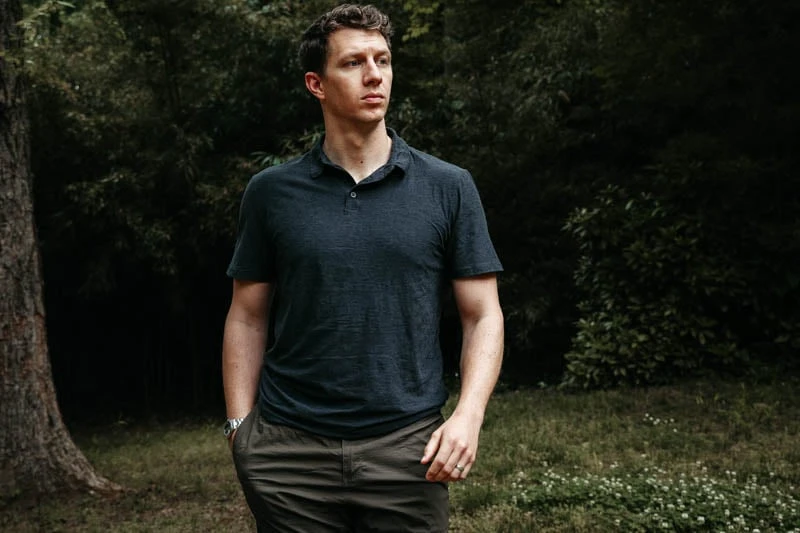 closeup Vuori strato tech polo