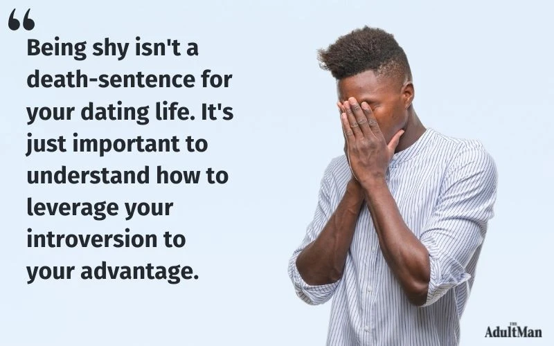 being shy quote