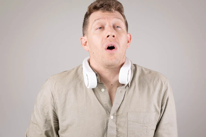 Hands-On BREO BOX Review: I Signed Up for 4 Boxes 61 BREOsummer2022 enjoying the neck fan