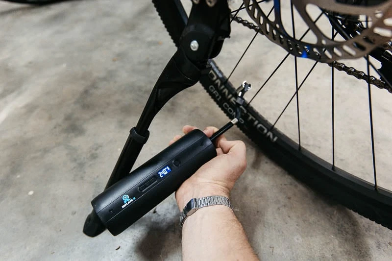 Hands-On BREO BOX Review: I Signed Up for 4 Boxes 55 BREOsummer2022 pumping bike tire with inflatr