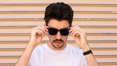 Tomahawk Shades Review Male Model Wearing the Spivey Outside