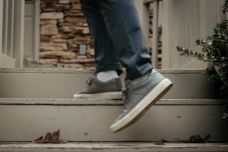 GREATS The Royale Review: My Thoughts After 2 Years of Wear 55 Greats royale grey profile view