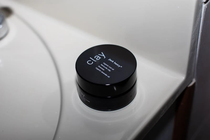 Jack Henry Clay on counter