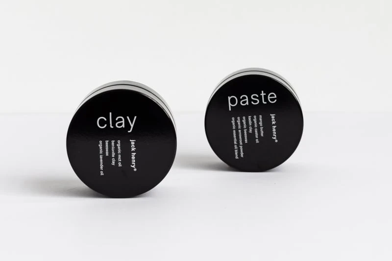 Jack Henry Hair Clay and Paste on white background