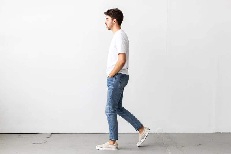 New Republic Stanton Recycled Sneakers mid step full body