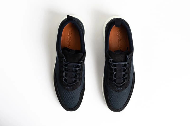 Wolf and Shepherd Crossover Victory Trainers from above on white background