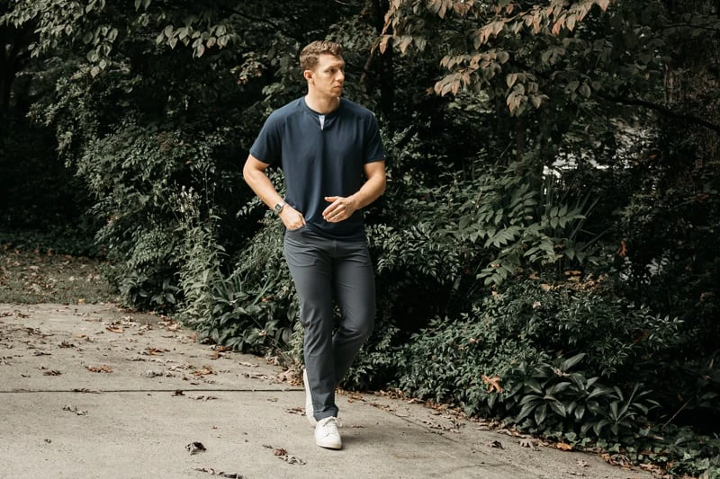 model walking in Greats royale