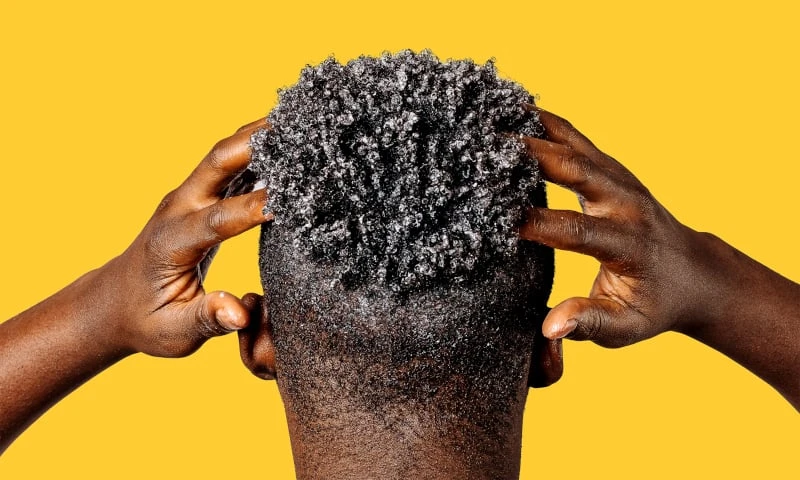 Black Man Using Geologie Cowash