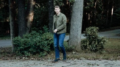 Mugsy Jeans Review Model Wearing Fulton Jeans Outside