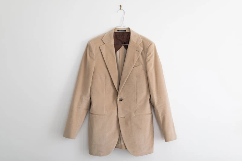Suitsupply Custom Suit jacket hanging on hanger