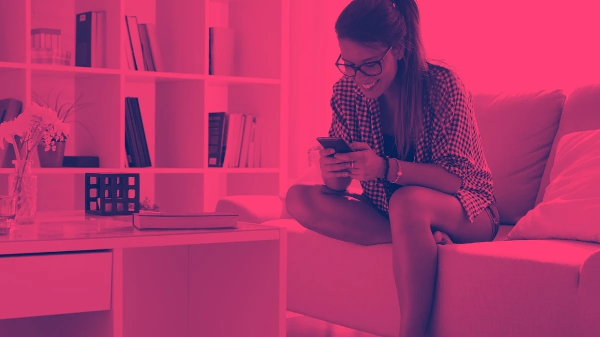 The Adult Man How to Tell If a Girl Likes You Over Text 13 Surefire Signs Happy Girl Texting on Phone