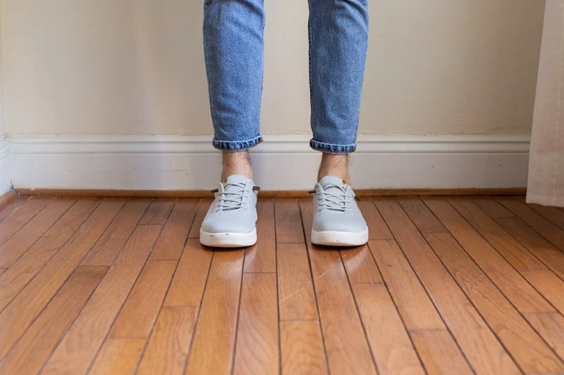 HEYDUDE Shoes Review: I Tried Their Most Popular Styles 68 HEYDUDE Shoes Kob Sox being worn from front