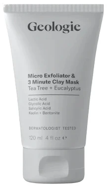 Geologie Micro Exfoliator & 3 Minute Clay Mask