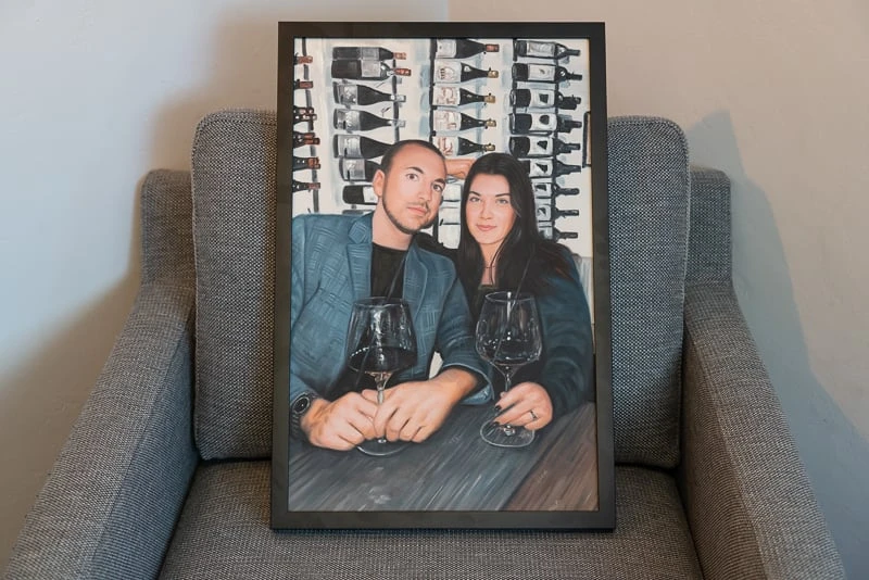 Paint Your Life Review: The Ideal Gift to Warm Her Heart? 38 Paint Your Life couple s portrait in frame